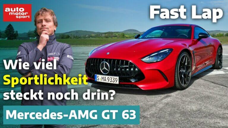 Todo sobre el impresionante AMG GT 63